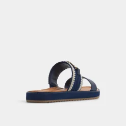 ALDO Flat Sandals^Lagoon Navy