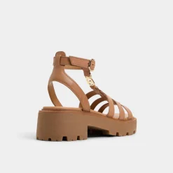 ALDO Platform Heels^Lamington Medium Brown