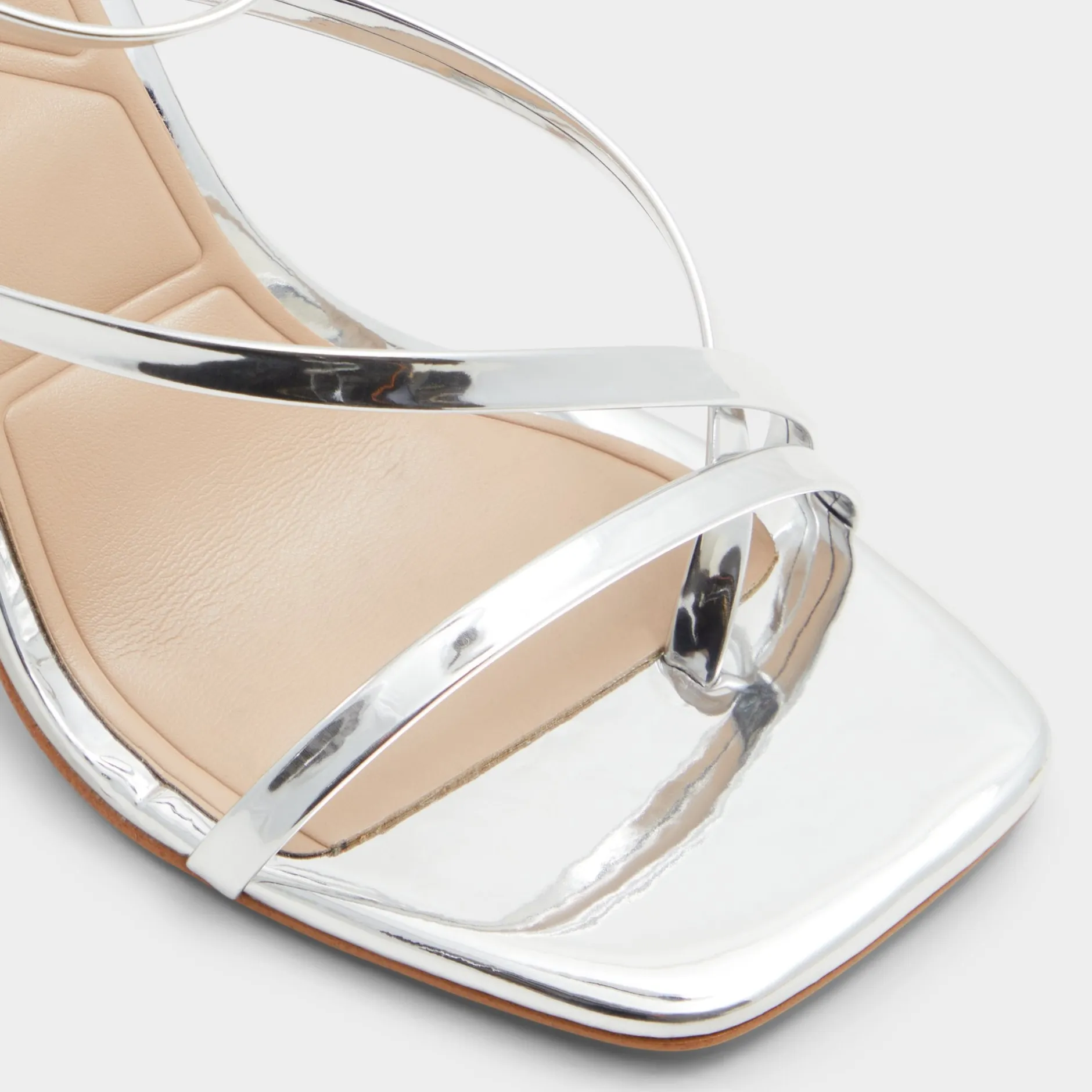ALDO Block Heels^Laurader Silver