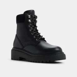 ALDO Black Boots^Lewellan Black
