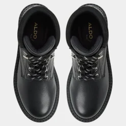 ALDO Black Boots^Lewellan Black