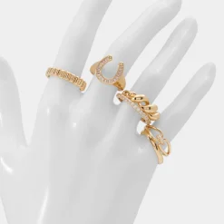 ALDO Accessories|Rings^Luckyrings Gold/Clear Multi