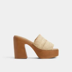 ALDO Mules|Platform Heels^Maysee Natural