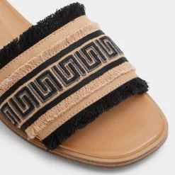 ALDO Flat Sandals^Nalani Open Black