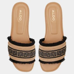 ALDO Flat Sandals^Nalani Open Black