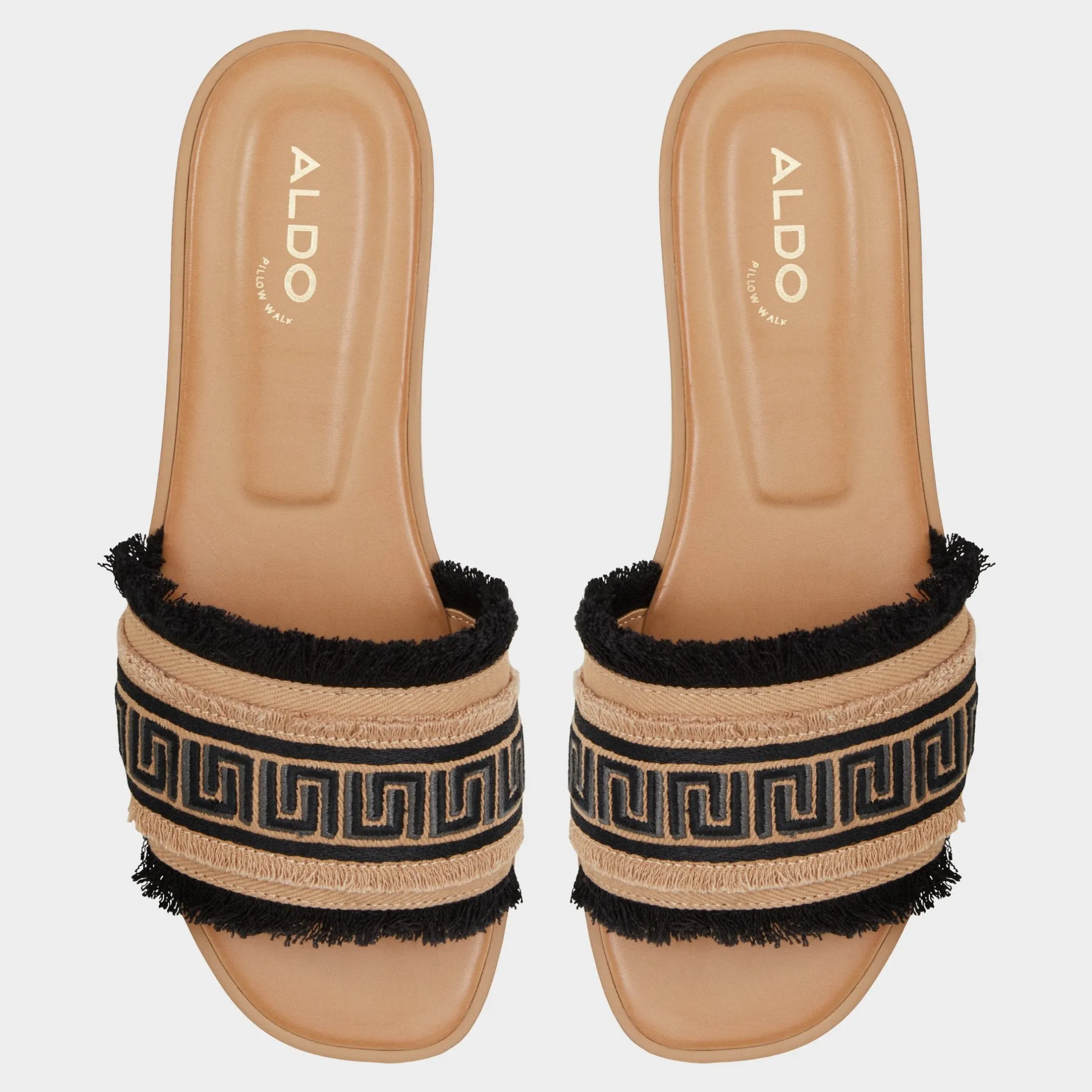 ALDO Flat Sandals^Nalani Open Black