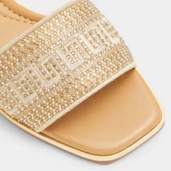 ALDO Flat Sandals^Oceania Gold