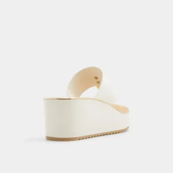 ALDO Wedge Sandals|Platform Heels^Penelopy White