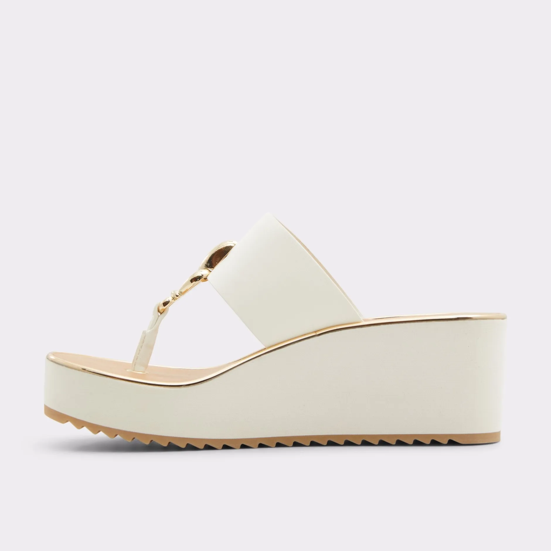 ALDO Wedge Sandals|Platform Heels^Penelopy White