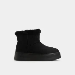 ALDO Black Boots^Plushy Black