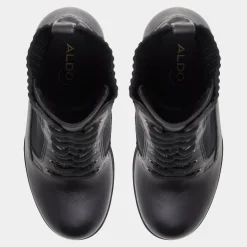 ALDO Black Boots^Rebellious Black