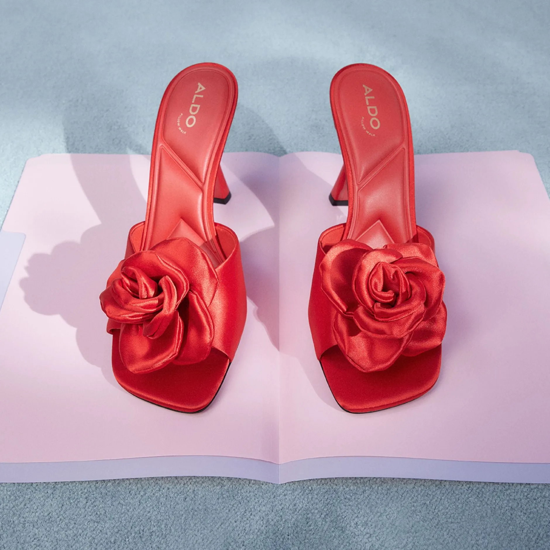 ALDO Mules^rose Red