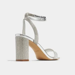 ALDO Block Heels^Rhiannon Silver