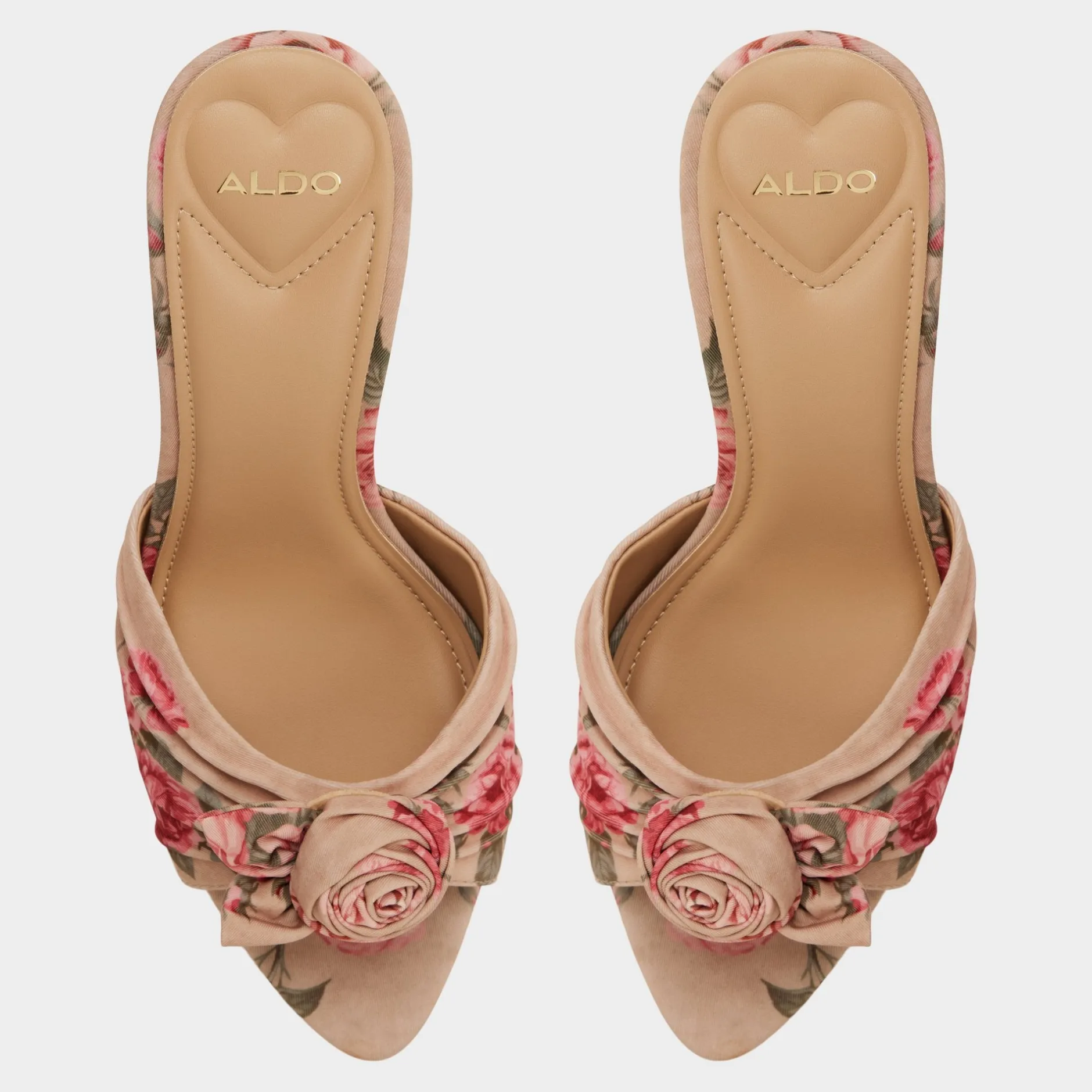 ALDO Mules^Rosalina Beige combo