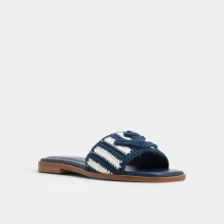 ALDO Flat Sandals^Sabbia Blue Combo