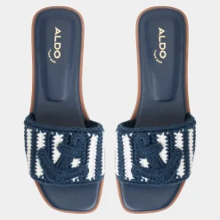 ALDO Flat Sandals^Sabbia Blue Combo