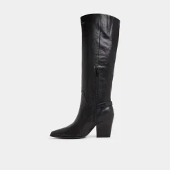 ALDO Black Boots|Tall Boots^Saddle Black