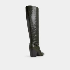 ALDO Tall Boots^Saddle Dark green