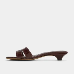ALDO Mules|Kitten Heels^Scarletta Dark brown