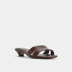 ALDO Mules|Kitten Heels^Scarletta Dark brown