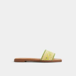 ALDO Flat Sandals^Seavacay Bright Yellow