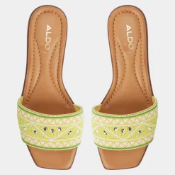 ALDO Flat Sandals^Seavacay Bright Yellow