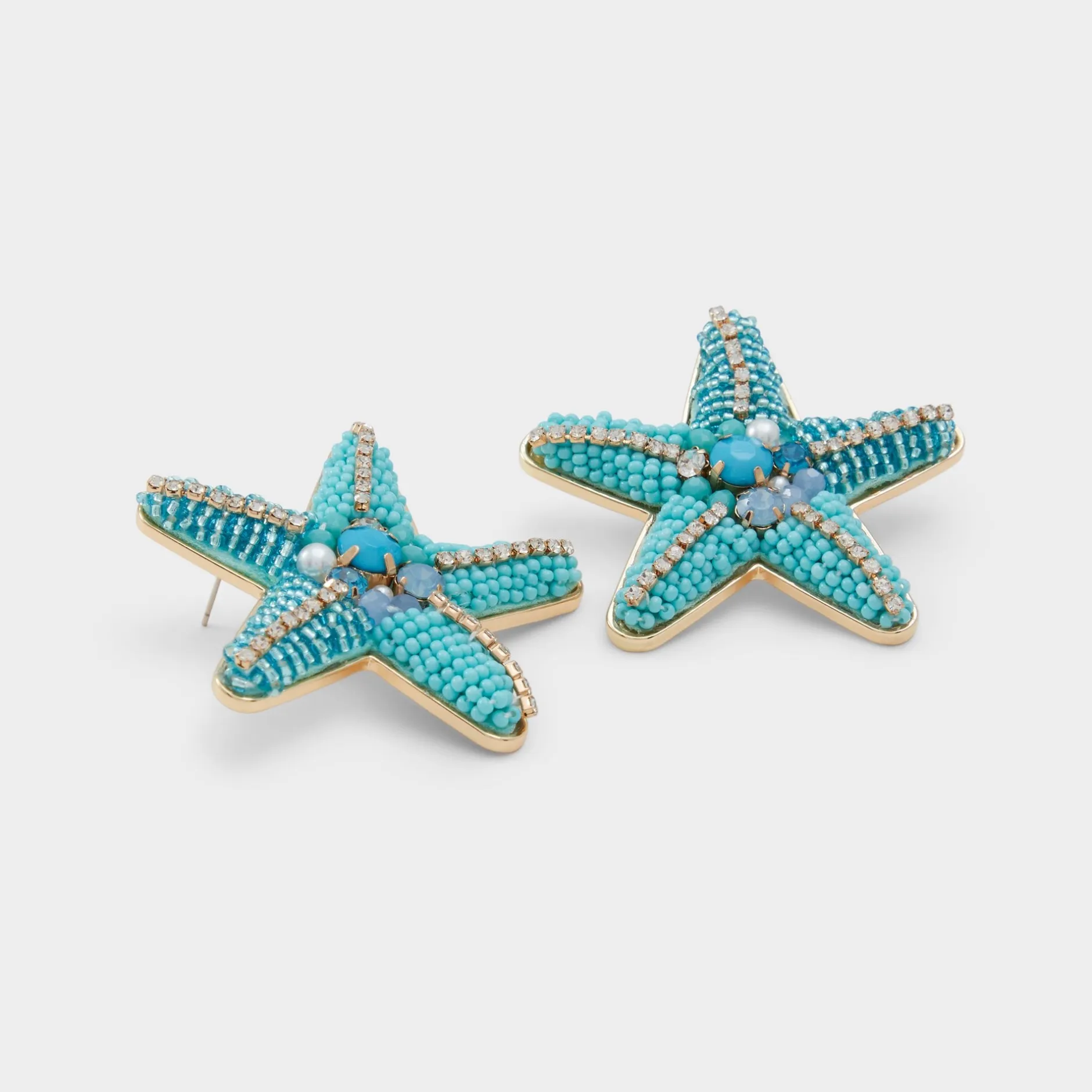 ALDO Earrings^Starfishh Turquoise
