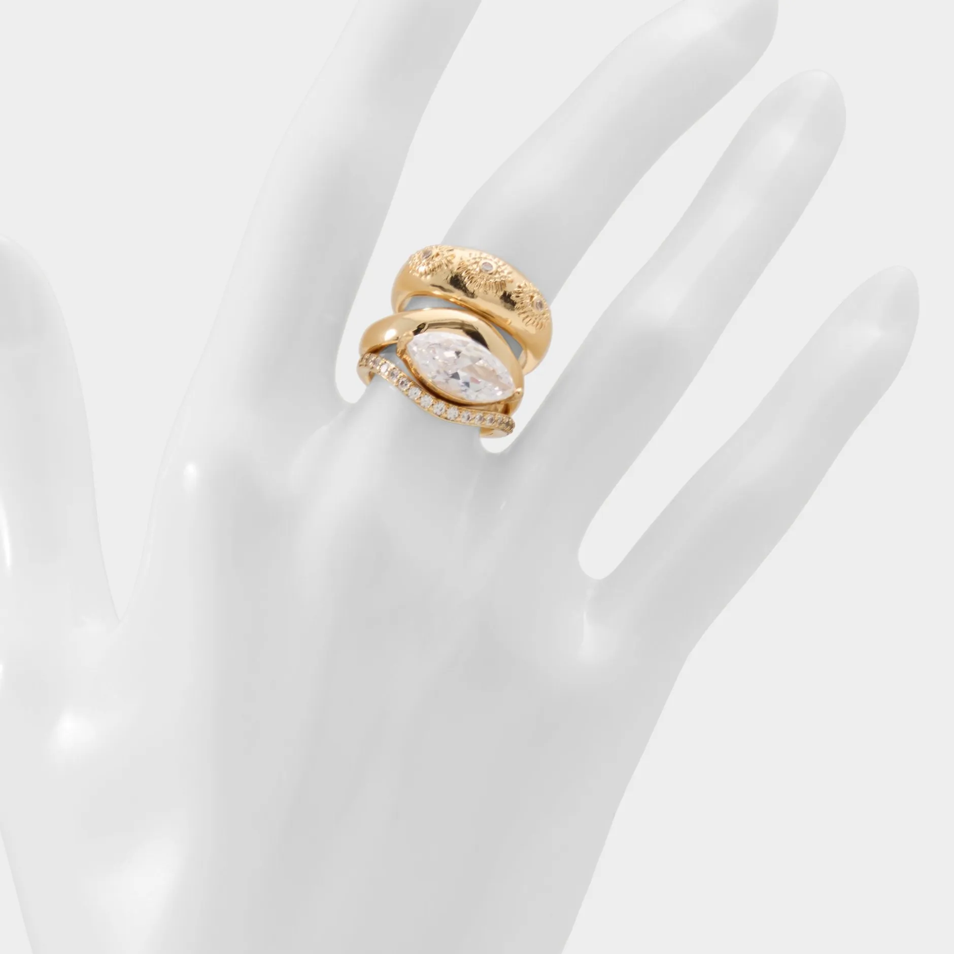 ALDO Accessories|Water Resistant Jewelry^Sundazes Gold/clear multi