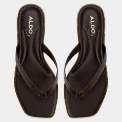 ALDO Thong Sandals|Flat Sandals^Theao Dark Brown