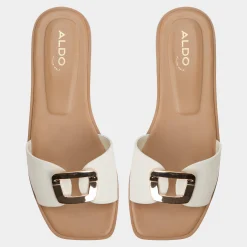 ALDO Flat Sandals^Tidella White