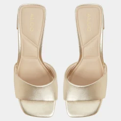ALDO Mules|Block Heels^Tisha Gold