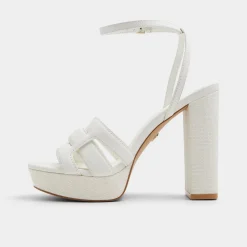 ALDO Platform Heels^Valaberel Open white