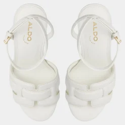 ALDO Platform Heels^Valaberel Open white