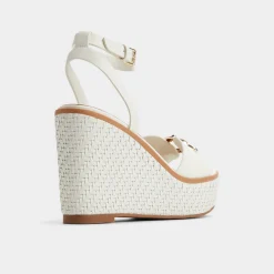 ALDO Wedge Sandals^Ybylin White