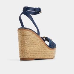 ALDO Wedge Sandals|Platform Heels^Ybylin Navy